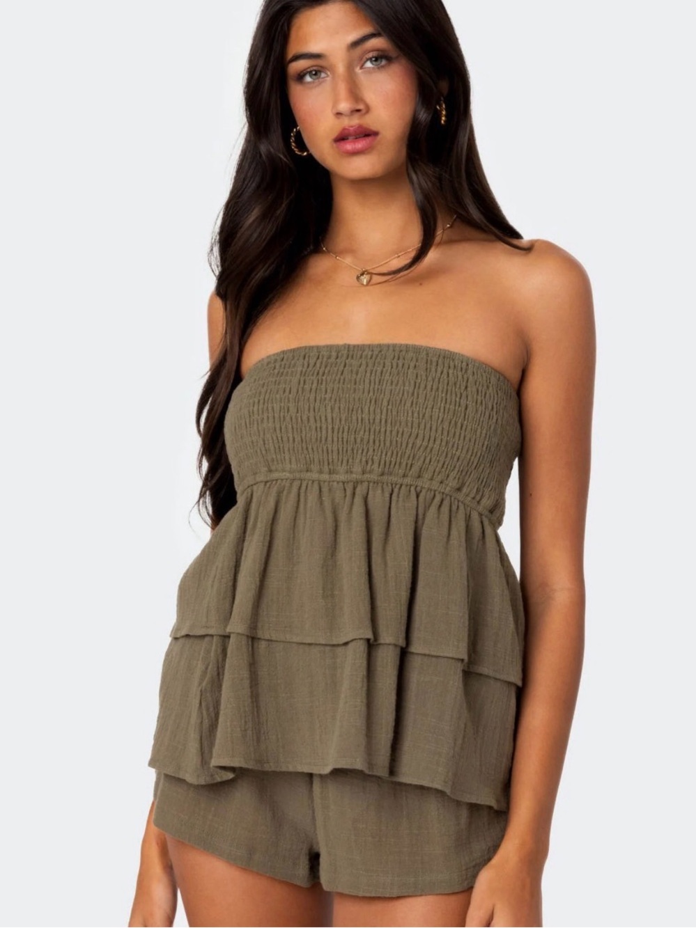 Edikted Ruffle linen set